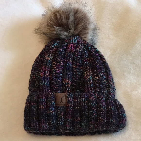 C.C Multicolored Beanie - Picture 1 of 3